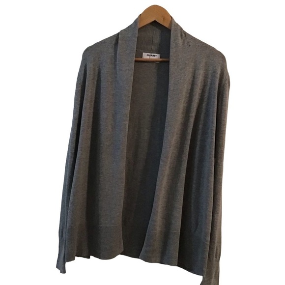 Old Navy grey soft cardigan neutral comfortable new with tags office Wear casual - Picture 1 of 8